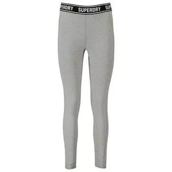 Тайтсы Superdry Corporate Logo Tape, серый