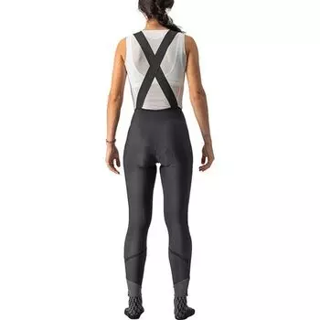 Тайтсы Velocissima DT Bib - женские Castelli, цвет Black/Black Reflex