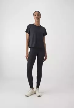 Тайтсы WUNDER TRAIN RIBBED HIGH-RISE 71CM lululemon, черный