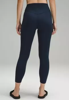 Тайтсы WUNDER UNDER SMOOTHCOVER™ HIGH-RISE 64CM lululemon, темно-синий