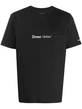 Takahiromiyashita The Soloist футболка с принтом Drone, черный