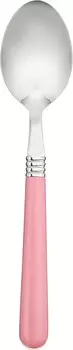Takakuwa Metal 400973 Пастельные столовые приборы Десертная ложка, розовая, Safety Pink