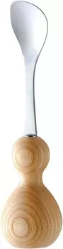 Takakuwa Metal 406593 Деревянная ложка для утреннего варенья, размер: 6,3 дюйма (160 мм), серебро, Sliver