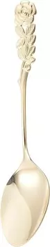 Takamura Metal 004980 Rose Столовые приборы Десертная ложка, золото, Dessert Spoon