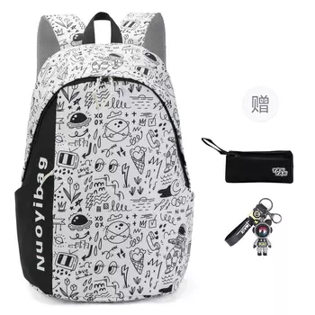 TAKI Нейлоновый рюкзак унисекс, черный/красный/зеленый