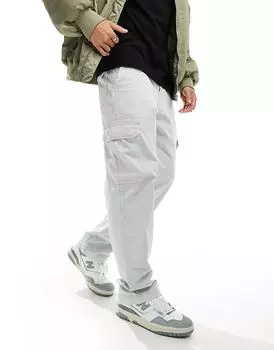 Тактические брюки-карго серого цвета Cotton:On