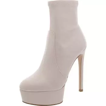 Тактические женские ботильоны из искусственной кожи на шпильках Steve Madden, цвет bone