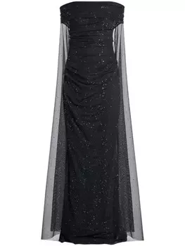 Talbot Runhof платье Бортоло, черный