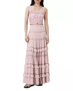 Талия Кроп-топ ALLSAINTS, розовый