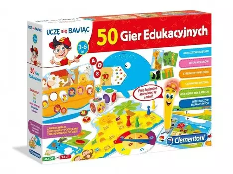 Talking Pen 50, развивающая игра, набор, Клементони Clementoni
