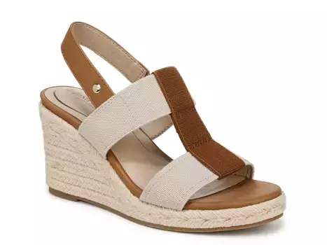 Tallulah Espadrille Wedge Сандалии Lifestride, Tan/Beige