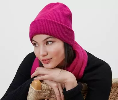 Там Вязаная шапка Tchibo, розовый