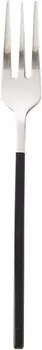 TAMAKI Edgeline T-935651 Вилка для торта, черная, ширина 0,7 x общая длина 5,6 дюйма (1,7 x 14,3 см), можно мыть в посудомоечной машине, Wht