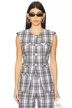 Тамара жилет Veronica Beard, синий