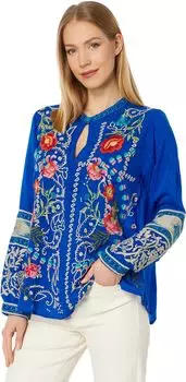 Тамариндовая блузка Johnny Was, цвет Skydiver