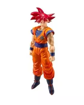 TAMASHII NATIONS - Dragon Ball Super - Супер Сайянский Бог Сон Гоку -Сайянский Бог Добродетели-, Bandai Spirits SHFiguarts Figura de actin