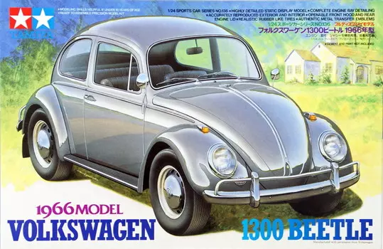 Тамия 24136 1:24 Volkswagen 1300 Beetle 1966 г. Tamiya