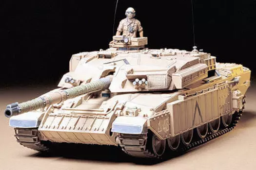 Tamiya, Британский ОБТ Challenger 1 Mk3, Модельный комплект, 14+