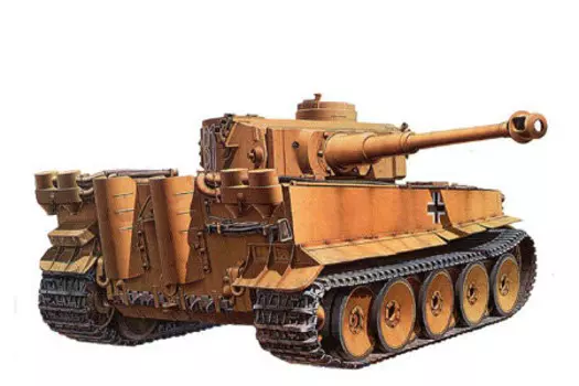 Tamiya, German Tiger I Initial Prod., Набор моделей, 14+