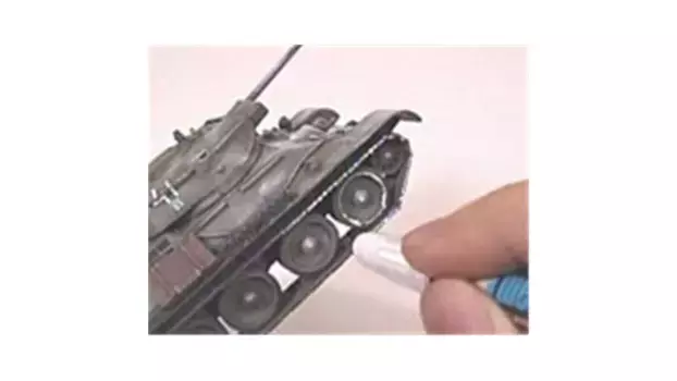 Tamiya Комплект для старения WM, б/у синий/красный/масло-флекс