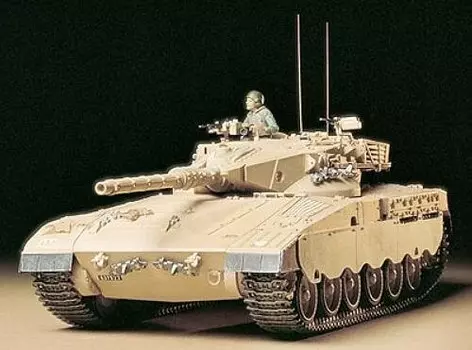 Tamiya, комплект модели израильского ОБТ Меркава