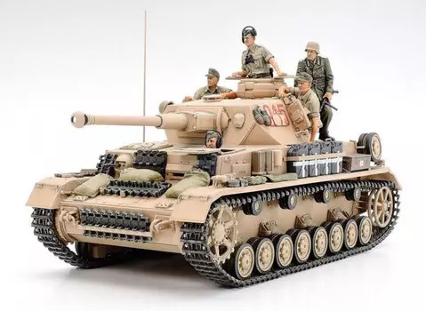 Tamiya, Немецкий танк Panzerkampfwagen IV Ausf.G Sd.Kfz.161/1, Пластиковая модель