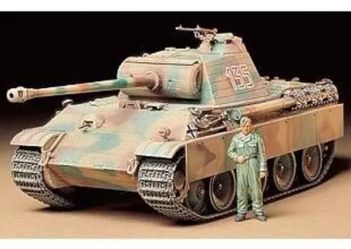 Tamiya, Panther Type G Early Version, Комплект модели, 14+