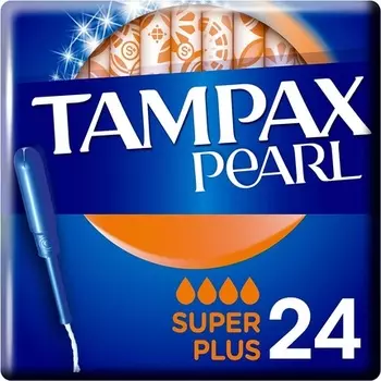 Тампакс Перл Супер Плюс 24 тампона Tampax