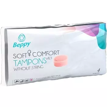 Тампоны Beppy Soft Comfort со смазывающим слоем, 4 шт.