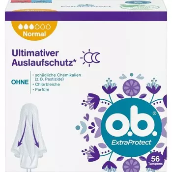 Тампоны ExtraProtect обычные o.b., 56 шт.
