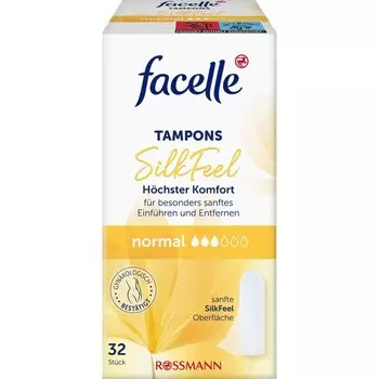 Тампоны SilkFeel Normal facelle, 32 шт.