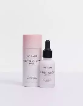 Tan-Luxe Super Glow SPF 30 Гиалуроновая сыворотка для автозагара, 1,01 жидкая унция