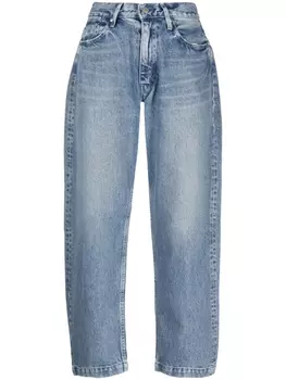 Tanaka укороченные джинсы The Skate, синий