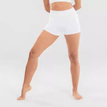 Танцевальные шорты бесшовные женские белые STAREVER, белый