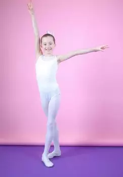 Танцевальный купальник BALLETT TRIKOT EMILIA Tanzmuster, цвет wei