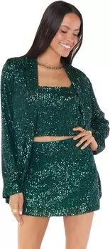Танцевальный пиджак Show Me Your Mumu, цвет Emerald Sequins
