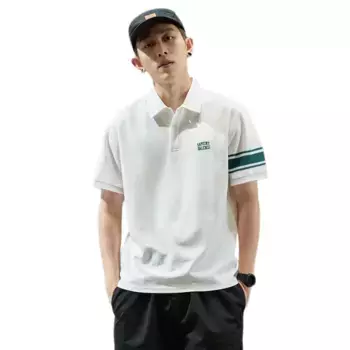 Tang Lion Tonlion Мужская рубашка поло Tonlion, Белый