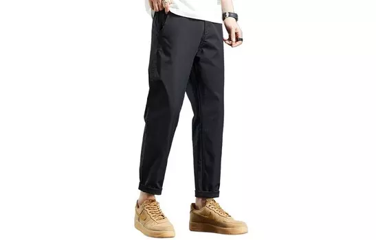 Tang Lion Tonlion Tonlion Мужские повседневные брюки, Черный