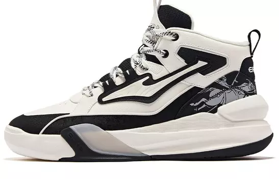 Tang Palace Night Garden Скейтбординг Кроссовки Мужские Низкие Положительные Черные Дубовые Бутоны Белые Erke