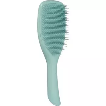 Tangle Teezer Большая расческа Ultimate Detangler для длинных густых вьющихся волос. Двухъярусные зубцы уменьшают ломкость. Эргономичная ручка. Цвет морской волны.