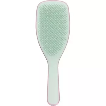 Tangle Teezer Большая расческа Ultimate Detangler для длинных густых вьющихся волос. Двухъярусные зубцы уменьшают ломкость. Эргономичная ручка. Цвет: розовый, шалфей.