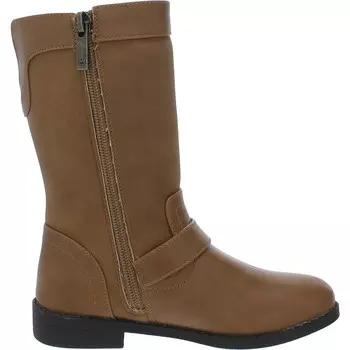 Tanjela Детские сапоги до середины икры из искусственной замши для девочек Nina, цвет Tan Suede