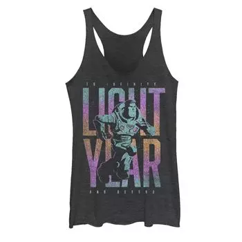 Танк Racerback для юниоров Disney / Pixar Lightyear To Infinity And Beyond Buzz Words Licensed Character