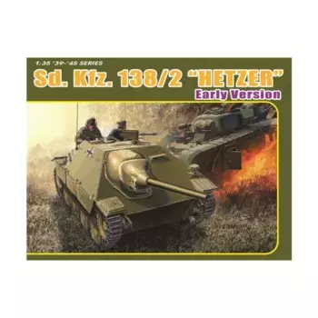 Танк SdKfz Hetzer ранней версии, Dragon Models - '39 to '45 Series - Germany (1:35)