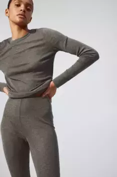 Танкетка из смеси лиоцелла H&M, серый