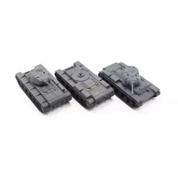 Танки КВ-И №4, Flames of War - WWII - Soviet - Loose Miniatures (15mm)