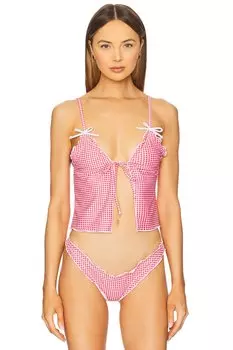 Танкини Evelyn More To Come, red gingham