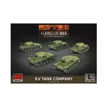 Танковая рота КВ, Flames of War - WWII - Soviet - Tanks (4th Edition)