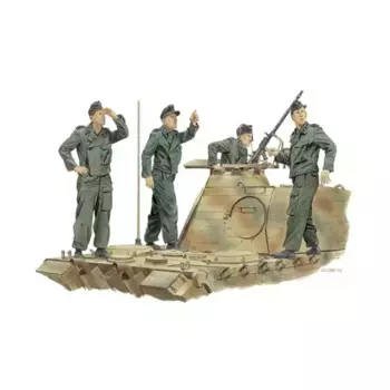 Танковый экипаж «Ахтунг-Джабой» - Франция, 1944 г., Dragon Models - '39 to '45 Series - Germany (1:35)
