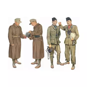 Танковый и артиллерийский расчет ДАК - Ливия, 1941 г., Dragon Models - '39 to '45 Series - Germany (1:35)